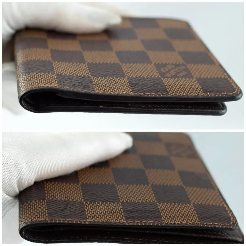 LOUIS VUITTON Damier Ebene Marco Bifold Wallet -  date code #CA0193
